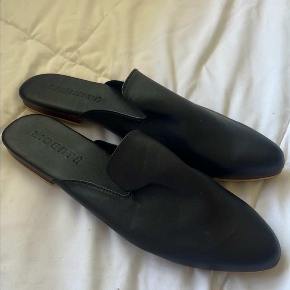 New Liberte Leather Black The Modern Mule. Multiple Sizes — image 7 of 8